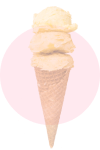 Сливочное мороженое со вкусом банана.